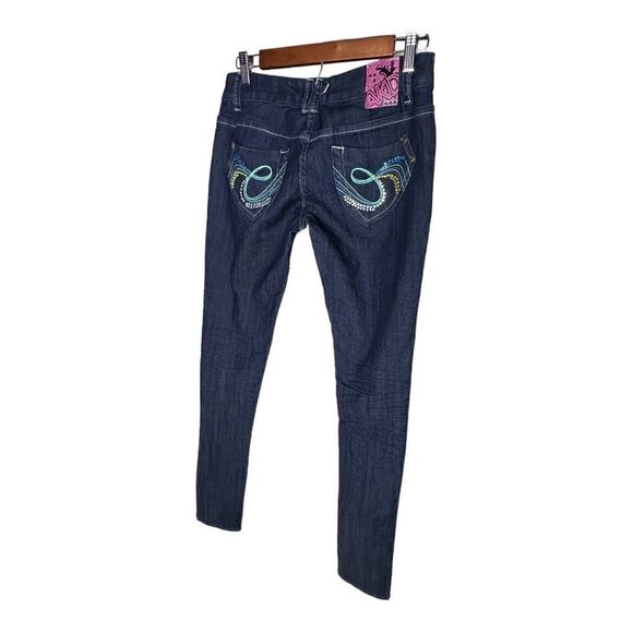 NWT AKA/MKS Dark Wash Skinny Leg Jeans - Size 27 - Picture 2 of 12